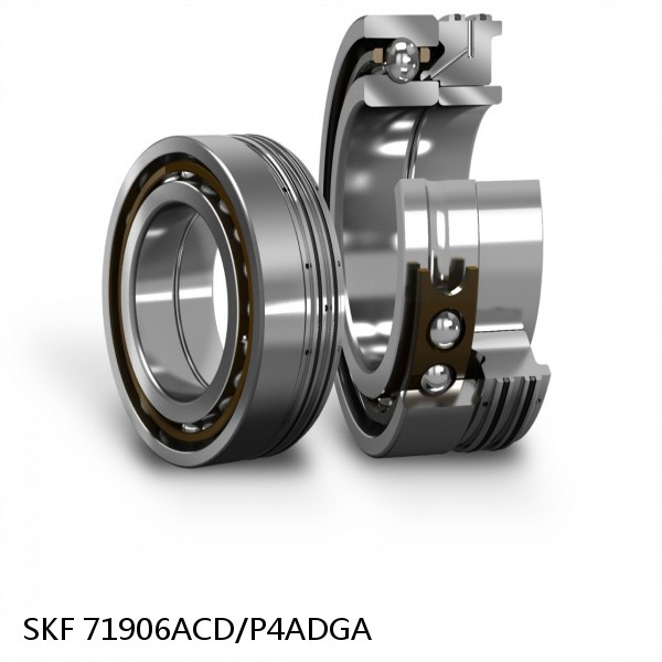 71906ACD/P4ADGA SKF Super Precision,Super Precision Bearings,Super Precision Angular Contact,71900 Series,25 Degree Contact Angle